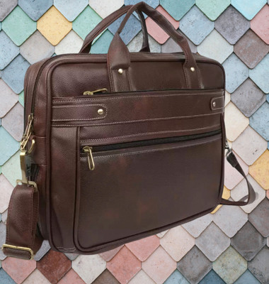 house of common Men & Women Brown Messenger Bag