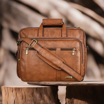 LOREM Men Tan Messenger Bag