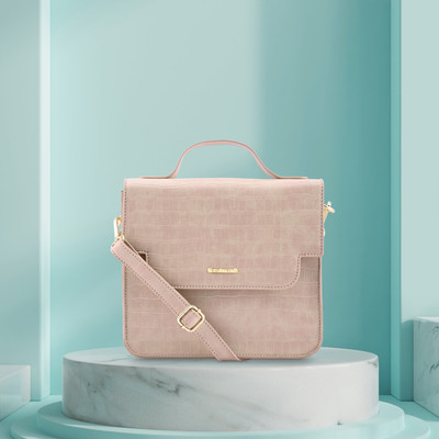 Fastrack Women Pink Satchel