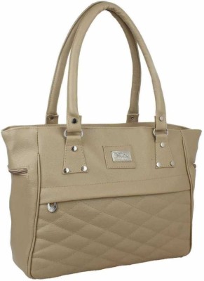 ARK FASHION Women Beige Hand-held Bag