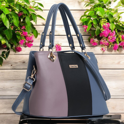 Women Marks Women Blue, Multicolor Hand-held Bag