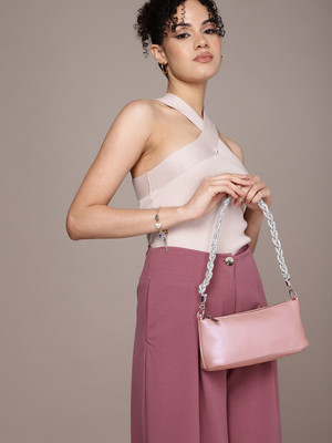 bebe Women Pink Shoulder Bag