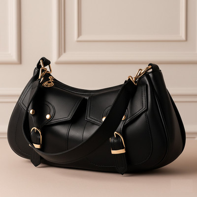 TIZARAT MAN Women Black Sling Bag
