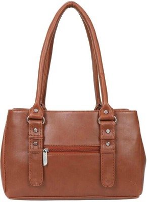 Prisha Fashion Women Brown Shoulder Bag