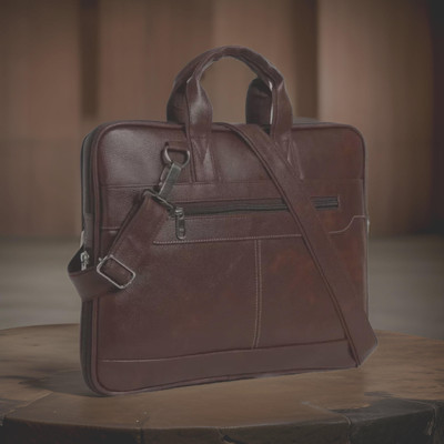 Shivra Men & Women Brown Messenger Bag