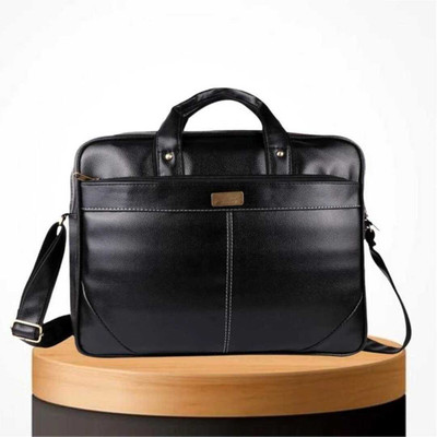 hm traders Men & Women Black Messenger Bag