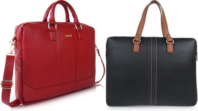 CIMONI Men Maroon, Black Messenger Bag(Pack of: 2)