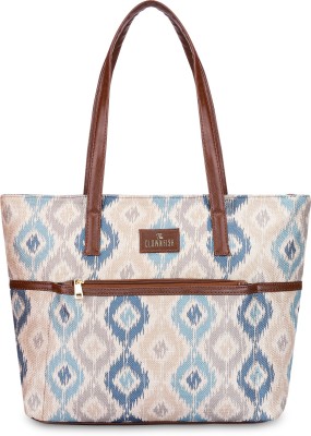 The CLOWNFISH Women Beige, Blue Messenger Bag