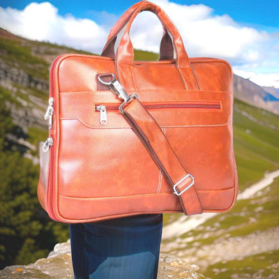 MAAYI Men & Women Tan Shoulder Bag