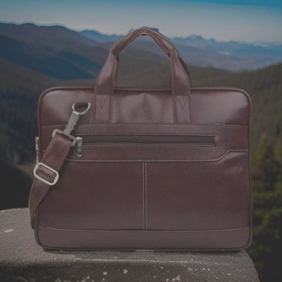 house of common Men & Women Brown Messenger Bag
