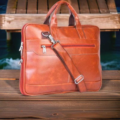 JairaJ Men & Women Tan Messenger Bag