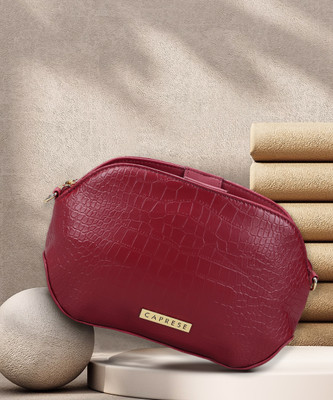 Caprese Women Maroon Sling Bag