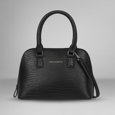 LINO PERROS Women Black Satchel
