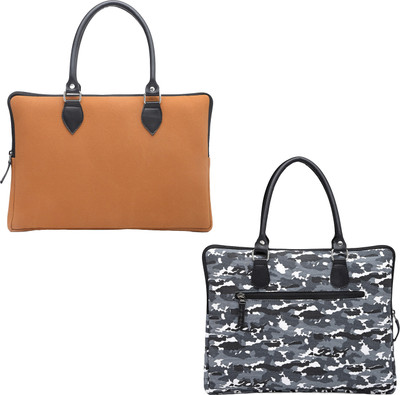 asian Men & Women Tan, Multicolor Messenger Bag(Pack of: 2)