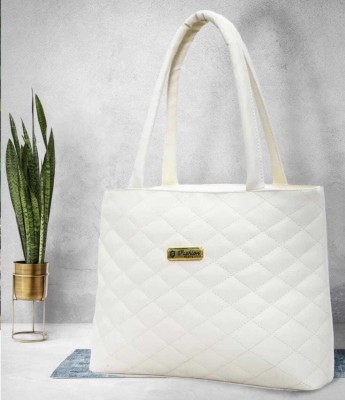 house of common Women White Handbag