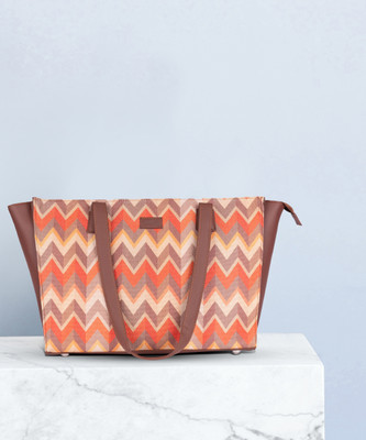 ZOUK Women Orange Tote