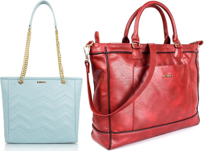 CIMONI Women Blue, Red Handbag