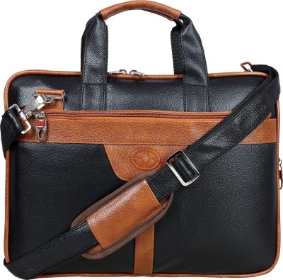 SB Men Black, Brown Messenger Bag