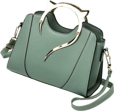 ZELION Women Green Handbag