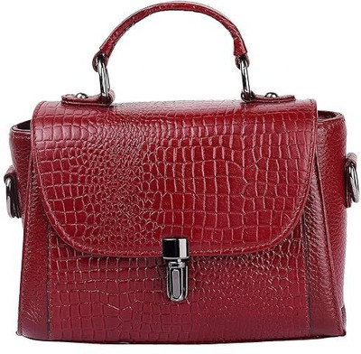 Steve J Women Maroon Sling Bag