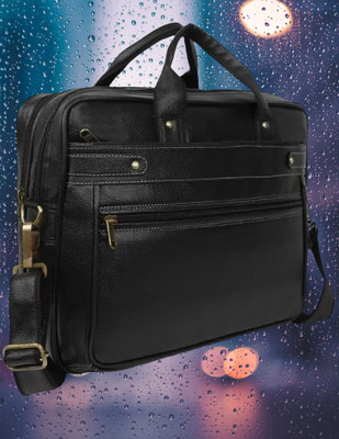 house of common Men & Women Black Messenger Bag