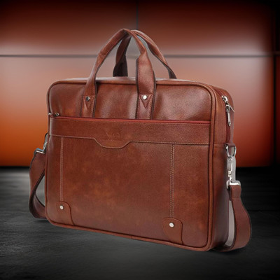 Shivra Men & Women Tan Messenger Bag
