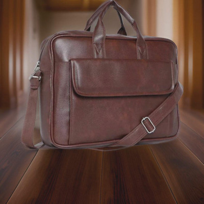 Shivra Men & Women Brown Messenger Bag