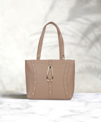 Acril Women Beige Hand-held Bag