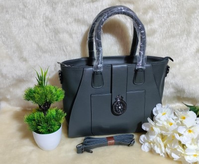 Fashionetic Women Grey Handbag