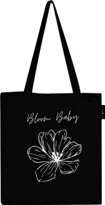 Peach Blossom Women Black Tote