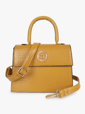 CARLTON LONDON Women Yellow Hand-held Bag