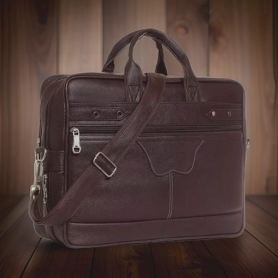 Shivra Men & Women Brown Messenger Bag