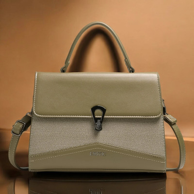 Exotic Women Khaki Handbag