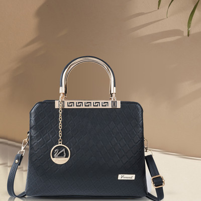 FOMMIL Women Black Handbag