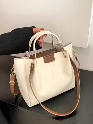aesthetic Women White Shoulder Bag