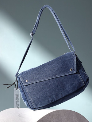 French Connection Women Blue Shoulder Bag