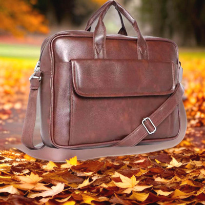 Shivra Men & Women Brown Messenger Bag
