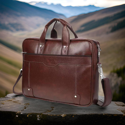 house of common Men & Women Brown Messenger Bag
