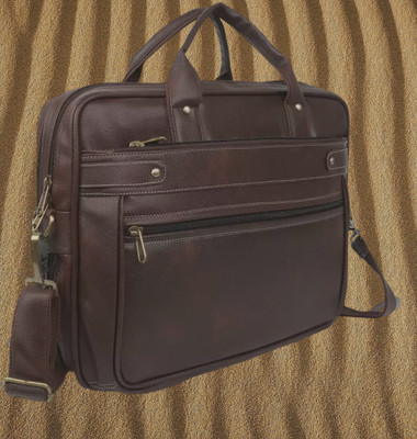 Shivra Men & Women Brown Messenger Bag
