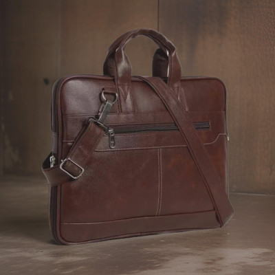 Shivra Men & Women Brown Messenger Bag