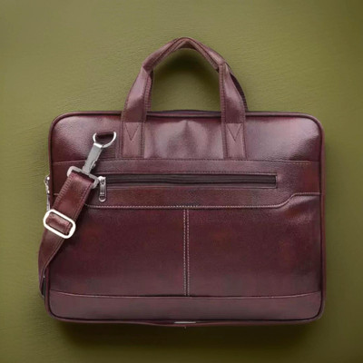 Shivra Men & Women Brown Messenger Bag