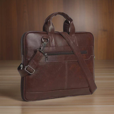 Shivra Men & Women Brown Messenger Bag