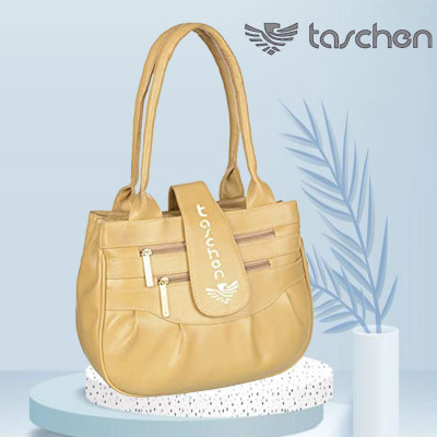 taschen Women Beige Shoulder Bag