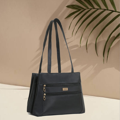 Reprox Women Black Handbag