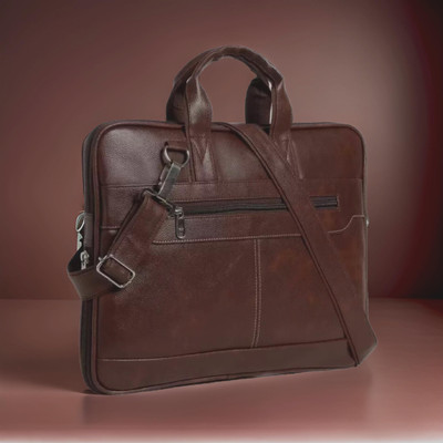 Shivra Men & Women Brown Messenger Bag