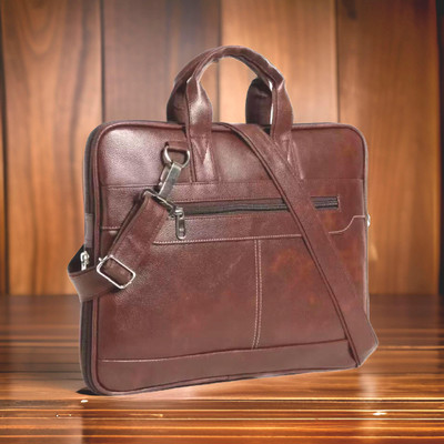 Shivra Men & Women Brown Messenger Bag