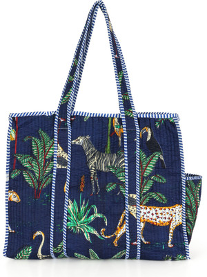 NIKAVIK Women Blue Tote