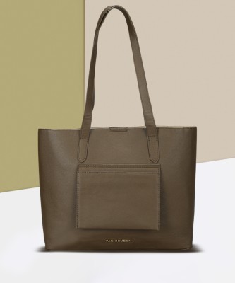 VAN HEUSEN Women Brown Tote