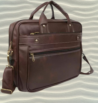 house of common Men & Women Brown Messenger Bag