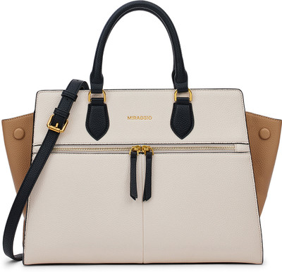 Miraggio Women Beige Satchel